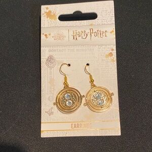 Warner Bros. Gold and Blue Earrings